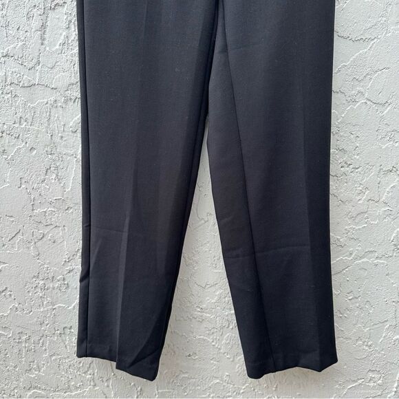J JILL Pants Women 6 Straight Leg Office Work Black Minimalist - Picture 4 of 11
